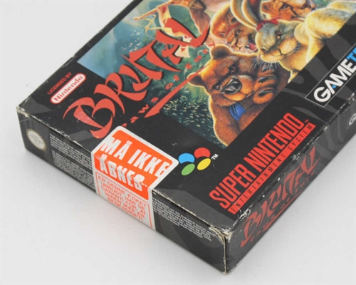 Brutal Paws Of Fury - Komplet i Æske - SNES - (EUR) (B Grade) (Genbrug)